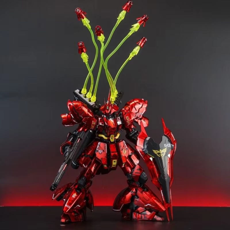 Bandai Gundam Rg - STAR Sazabi, модель с гальваническим покрытием,