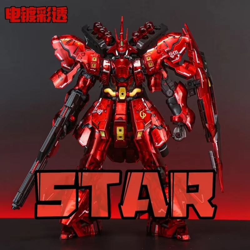 STAR Sazabi, модель с гальвани – обзор и цена Bandai Gundam Rg